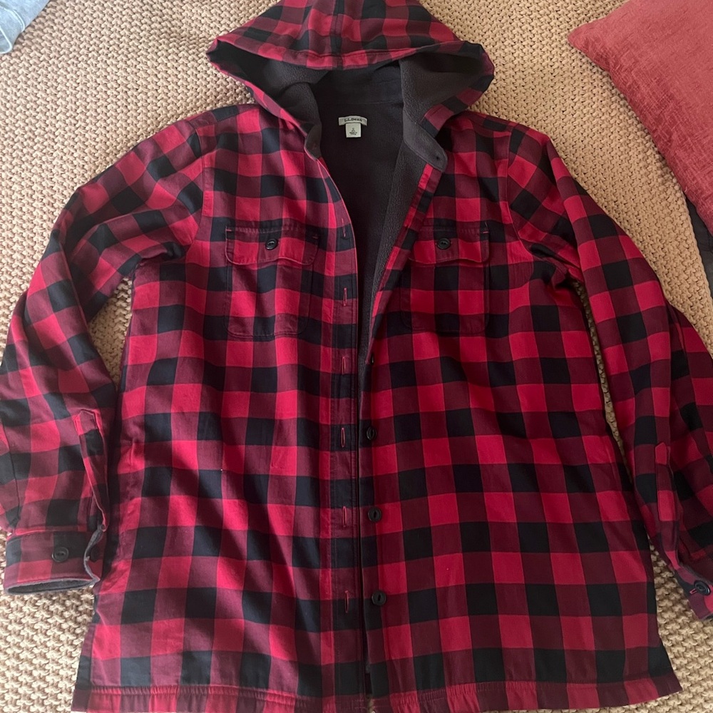 LL Bean Buffalo Check Jacket